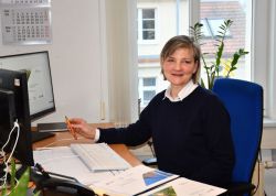 Caroline Meder bei der Arbeit. Foto: Bernd Atzenroth / Landkreis Prignitz